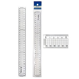 本色30CM方格直尺